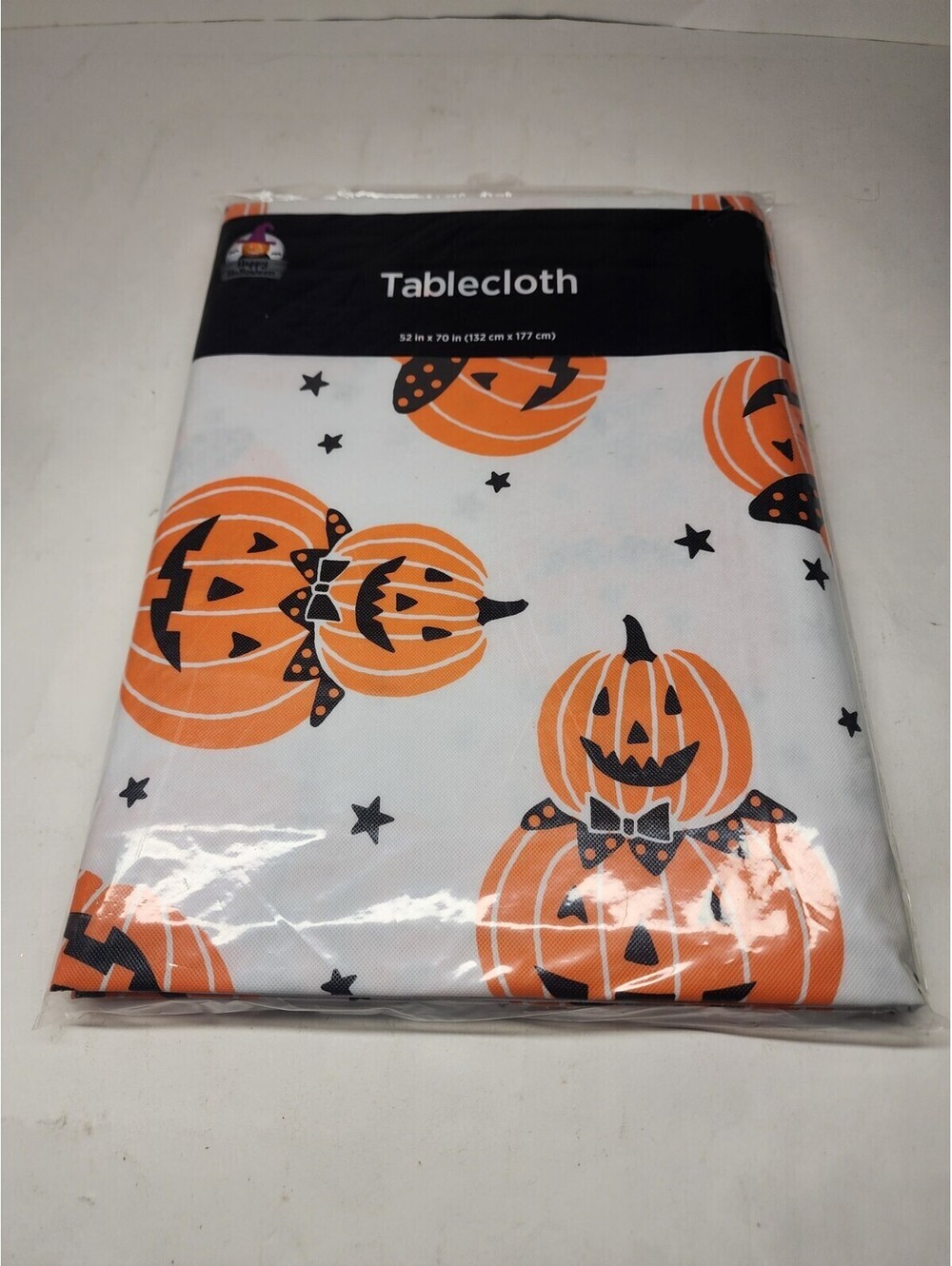 Happy Halloween Vinyl Tablecloth Halloween Pumpkin Rectangle 52X70